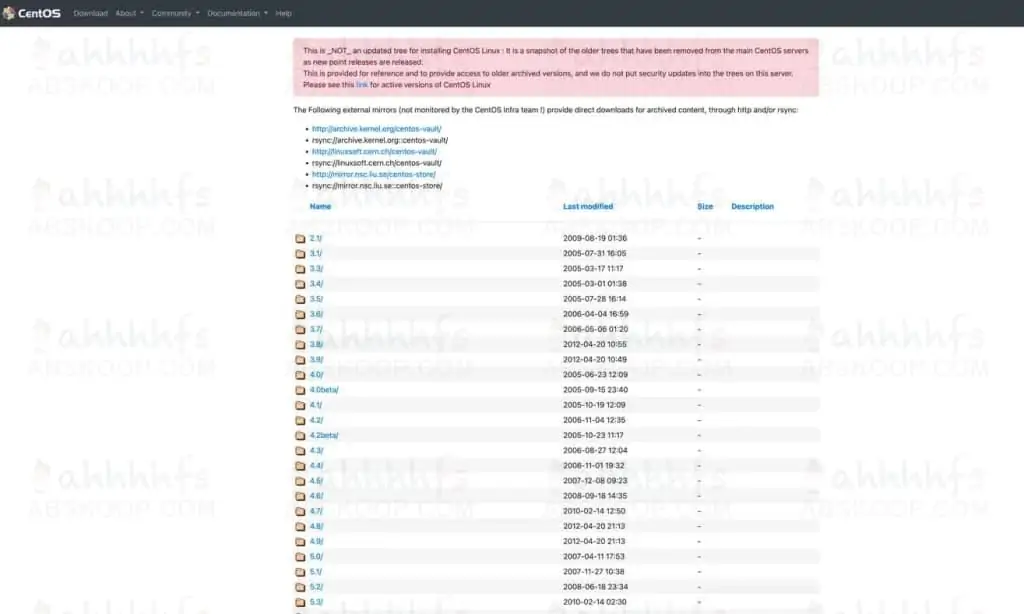 CentOS 官方镜像下载地址|网址 CentOS 官方镜像下载地址|网址 | ahhhhfs