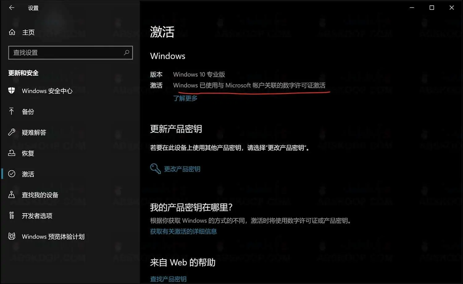 Windows 10 激活工具 永久数字权利激活工具