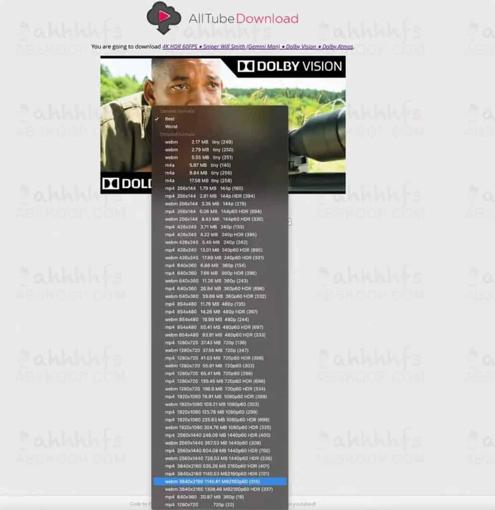 AllTube Download 主流网站视频下载器 AllTube Download 主流网站视频下载器 | ahhhhfs