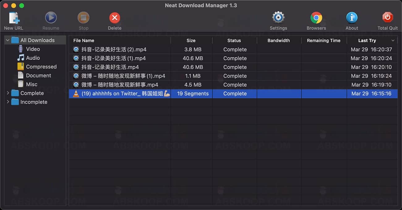 Neat Download Manager 免费跨平台多线程下载工具
