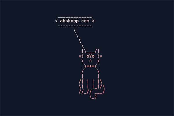 ASCII签名生成器 在线生成ASCII艺术图片 Cowsay - A姐分享