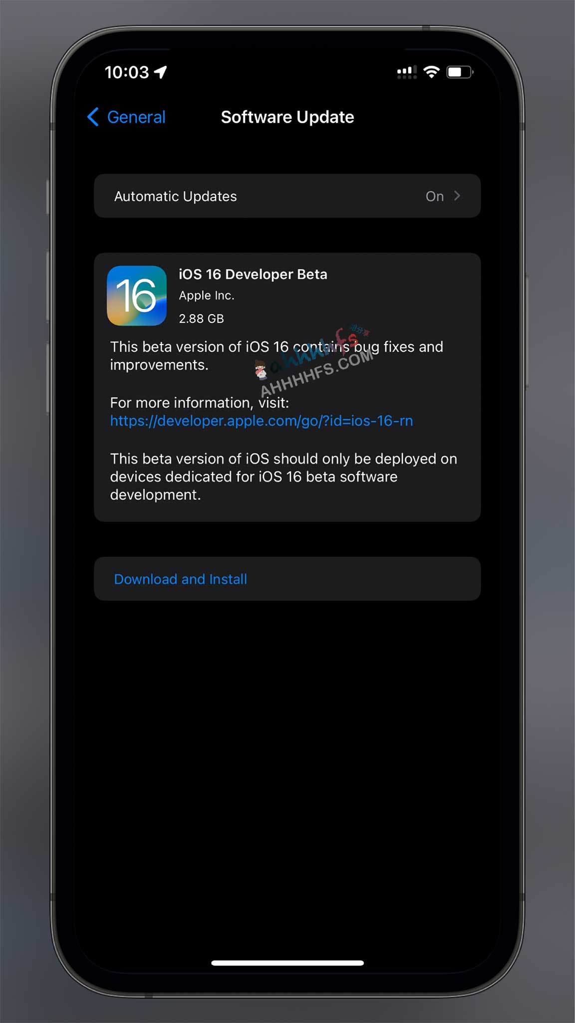 iOS16描述文件下载：iOS16 beta 升级步骤