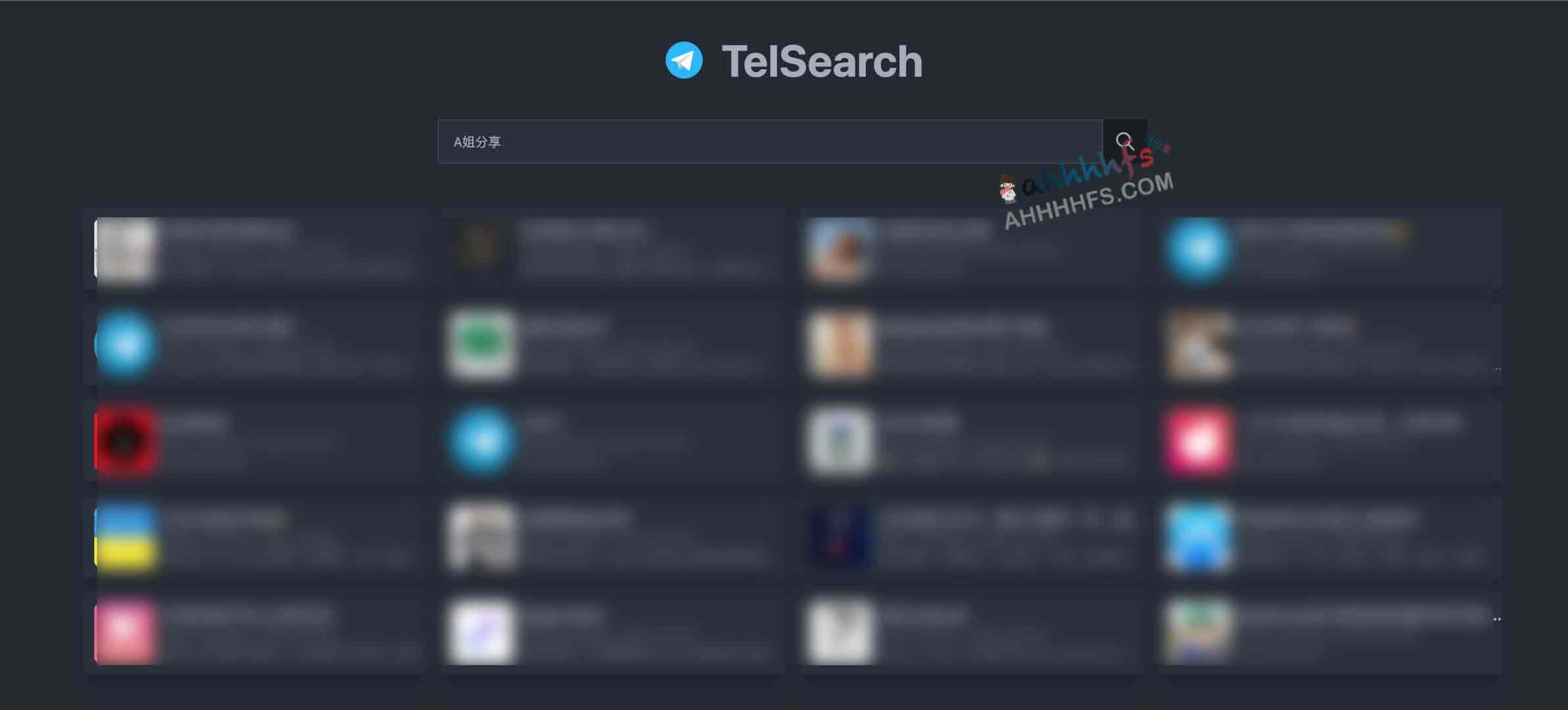 TelSearch，一款电报TG搜索引擎