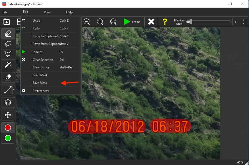 Inpaint: Remove Objects, Watermarks and People from Photos Inpaint batch processing for removing fixed marks from multiple images
