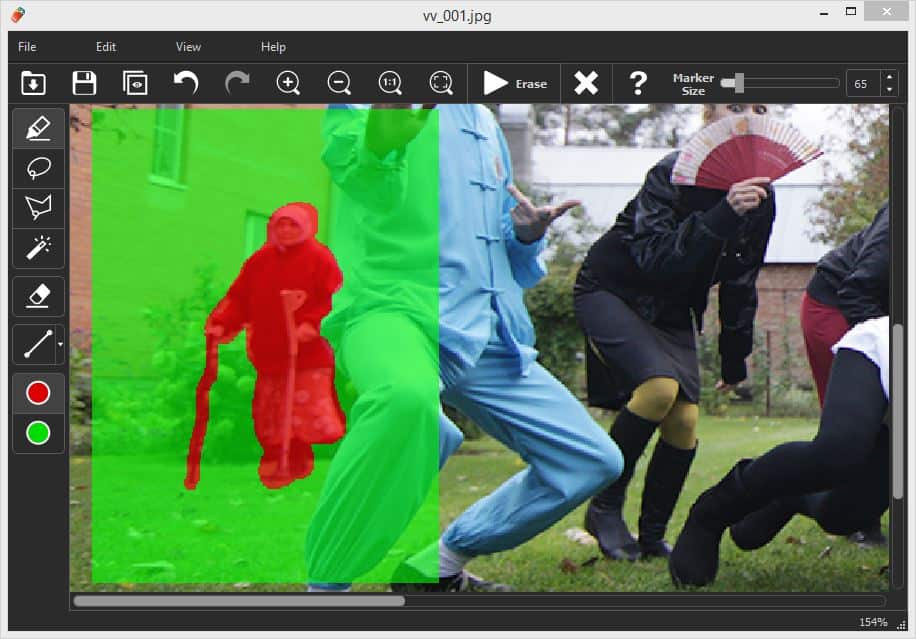 Inpaint: Remove Objects, Watermarks and People from Photos Inpaint Donor Area sampling settings