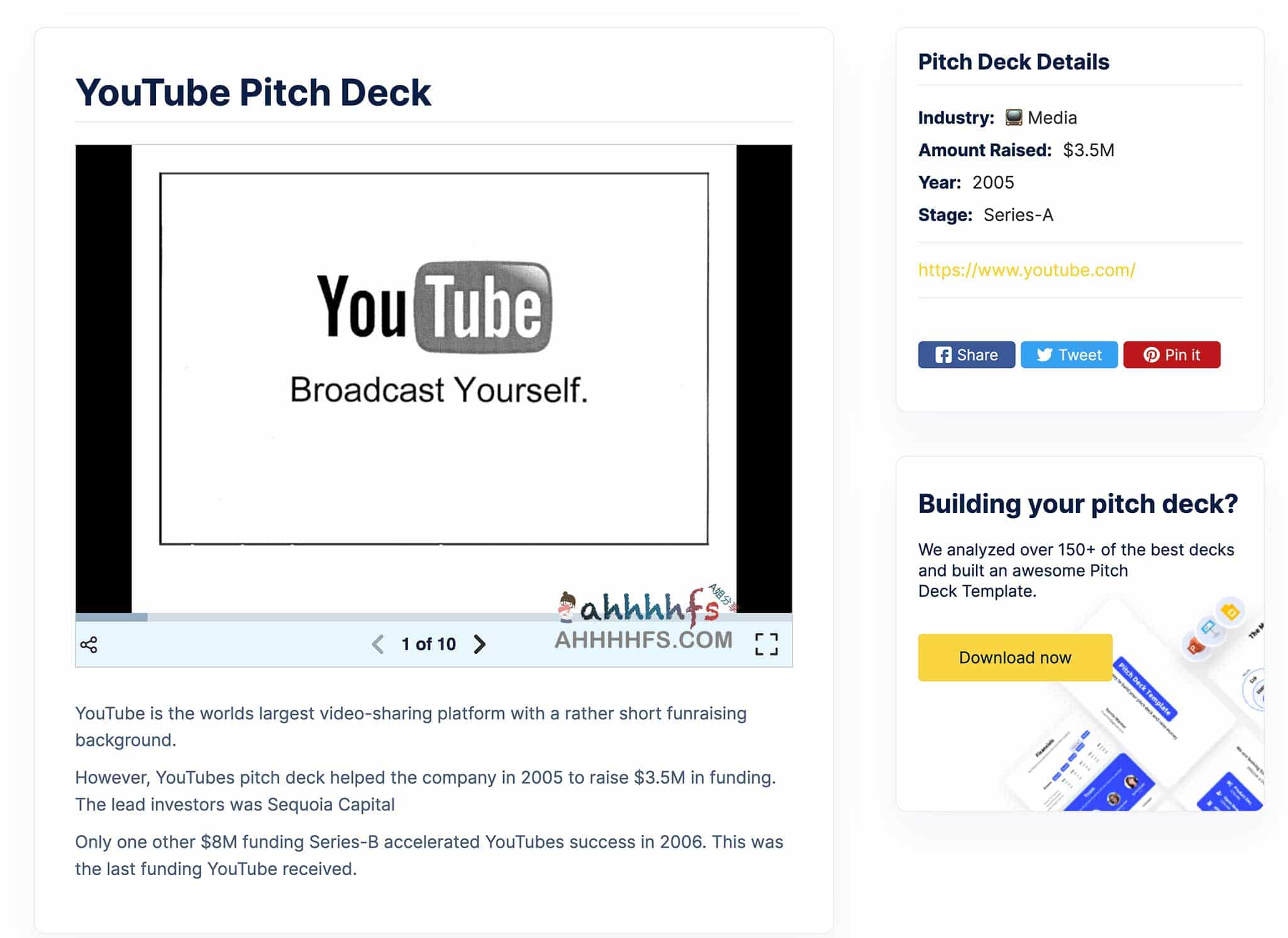 全球最成功的初创企业融资演讲稿-Best Pitch Decks