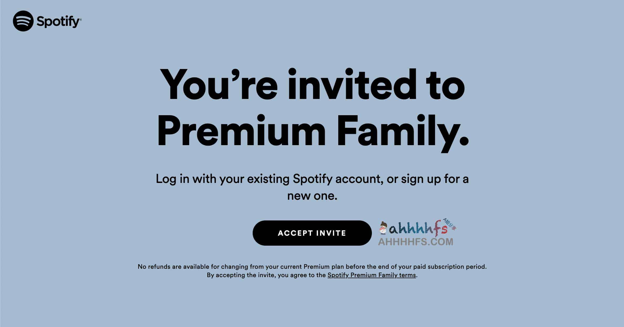 免费Spotify Premium Family家庭邀请链接 瑞典