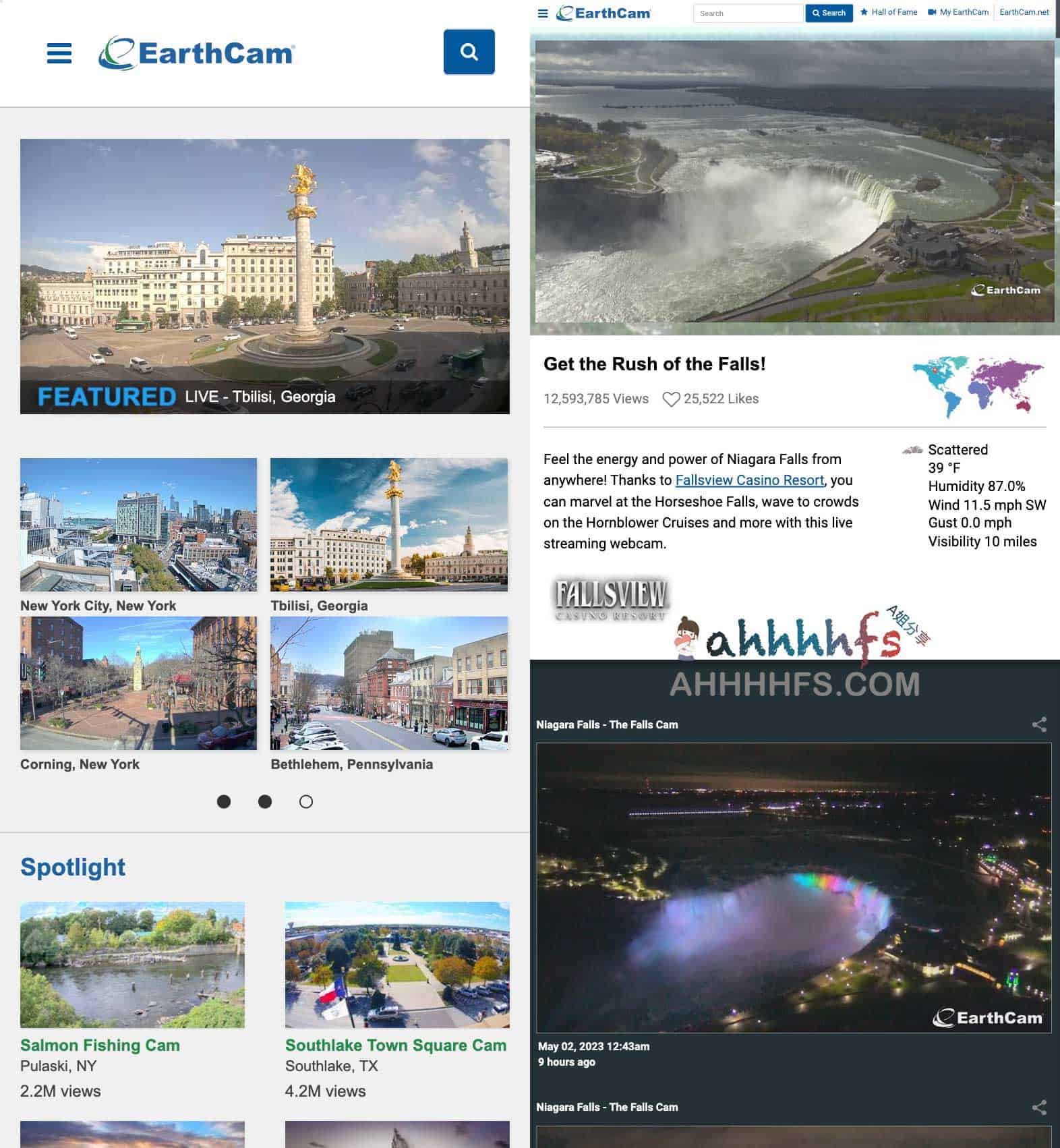 EarthCam-全球在线摄像头 在家就可以环游世界