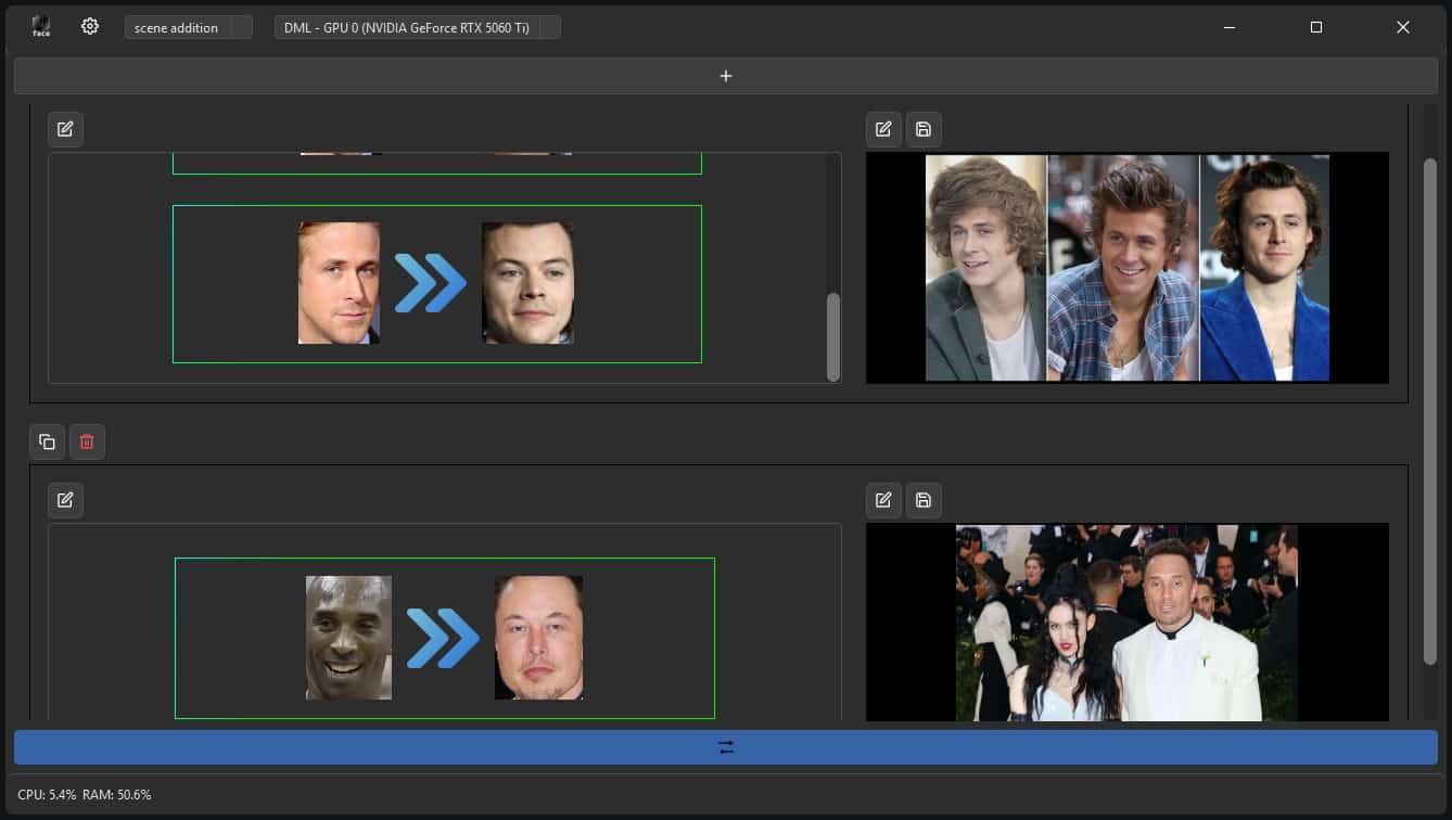 AI Faceswap: AI Face Swap Software for Windows & Mac AI Faceswap desktop app interface for Windows and Mac